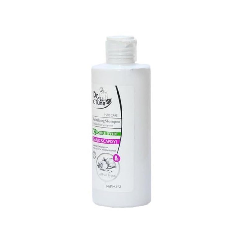 FARMASi Dr. C. Tuna Vitalizing Garlic Shampoo, Nourishing & Strengthening Formula with Garlic Extract and Capixyl, Helps Refresh Scalp & Support Fuller-Looking Hair, 7.6 fl oz - Image 2